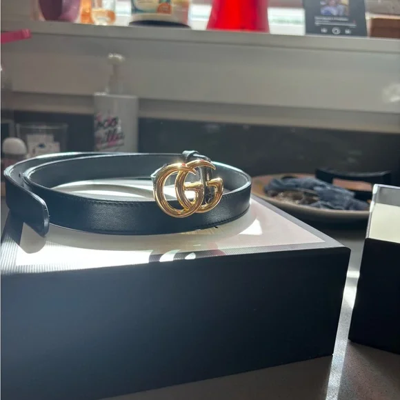 Gucci Black Belt Luxurious Accessory Gucci Black Sima Belt | eBay main image 3